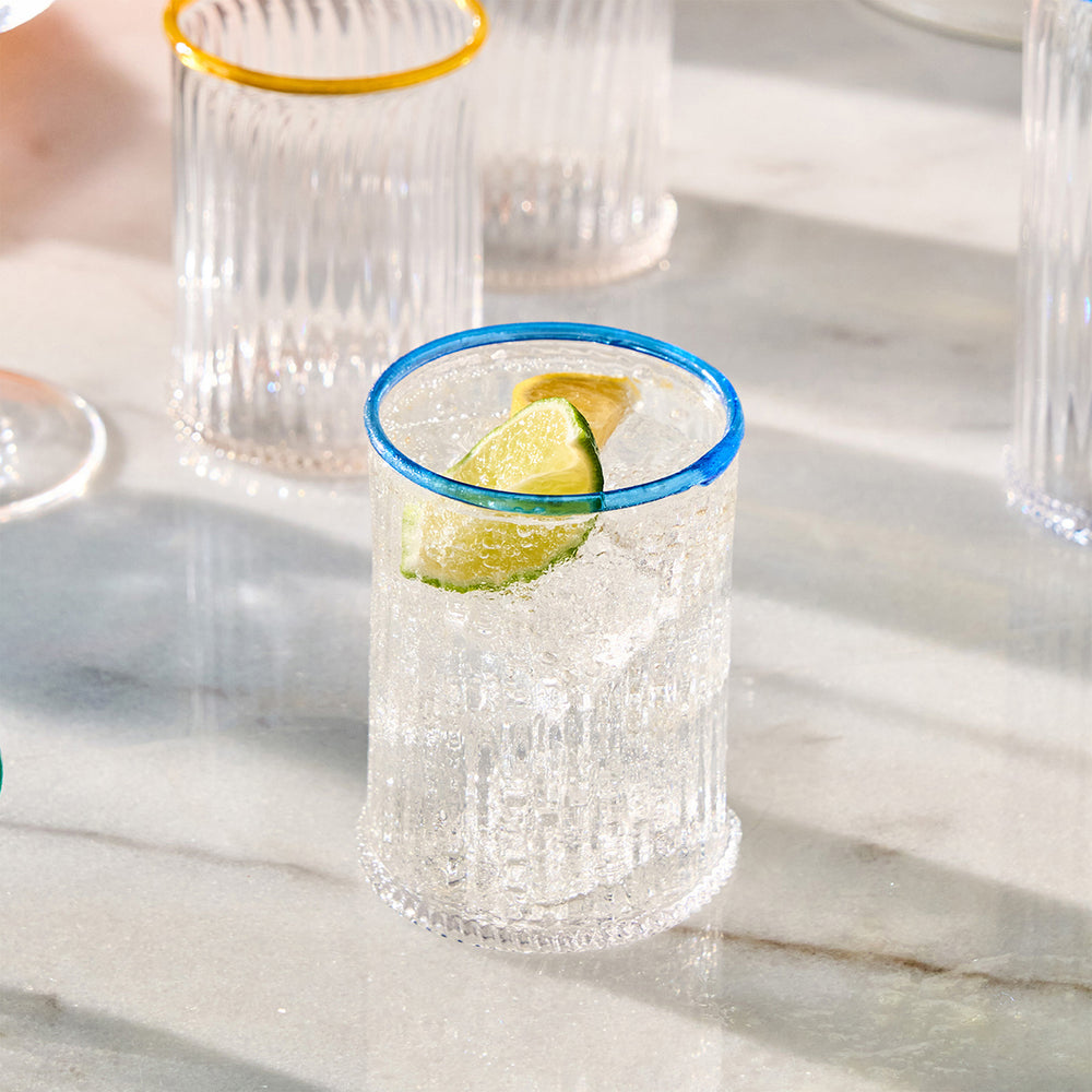 Nell Double Old Fashioned in Chambray