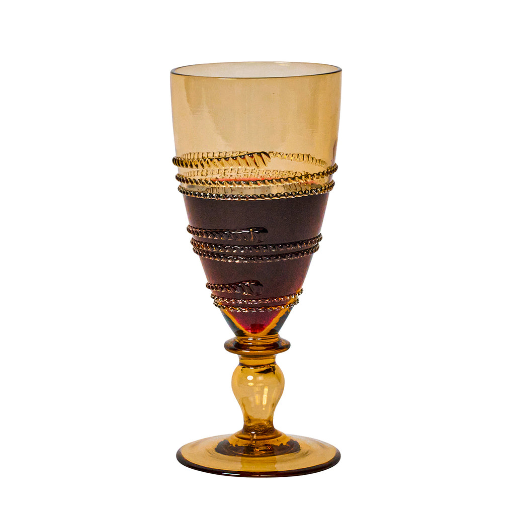 Ella Goblet in Amber