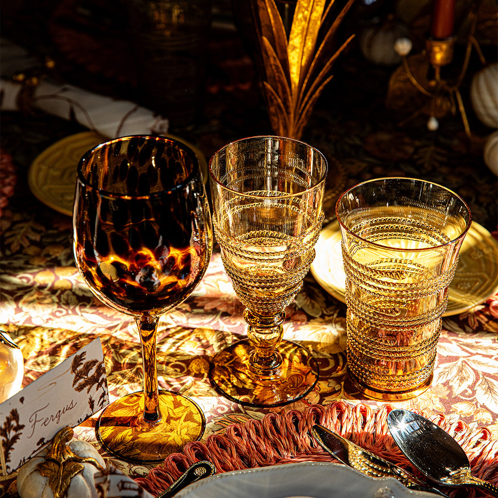 Ella Goblet in Amber