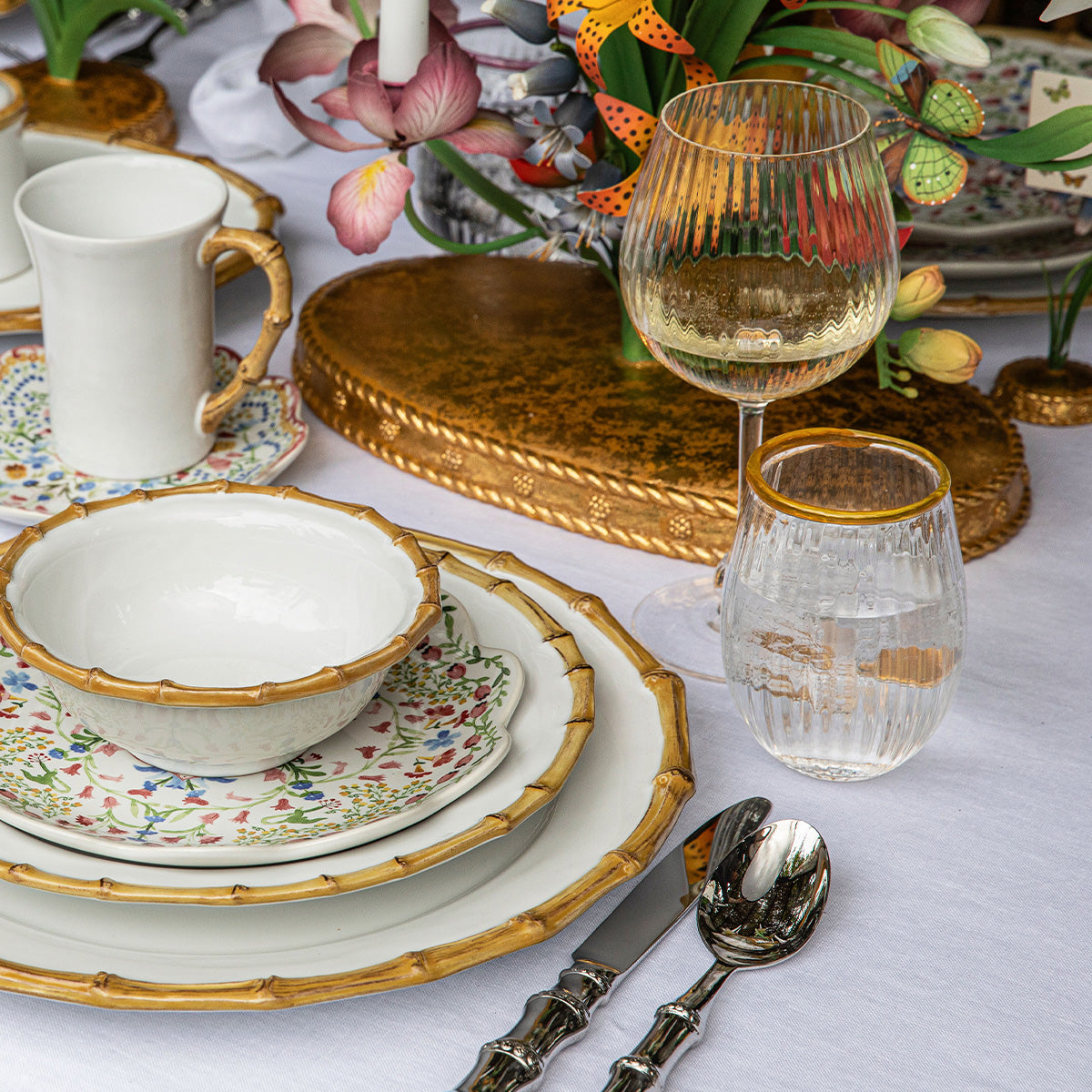 Nell Stemless Wine Glass in Daffodil