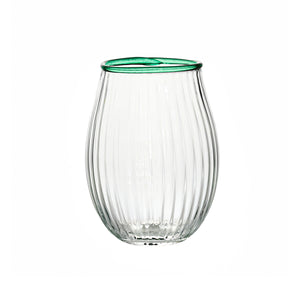 Nell Stemless Wine Glass Assorted in Multi, Set of 4