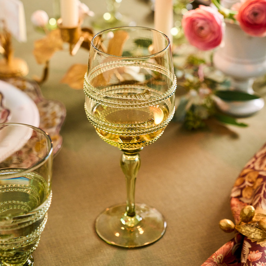 Ella Wine Glass in Green