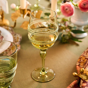 Ella Wine Glass in Green