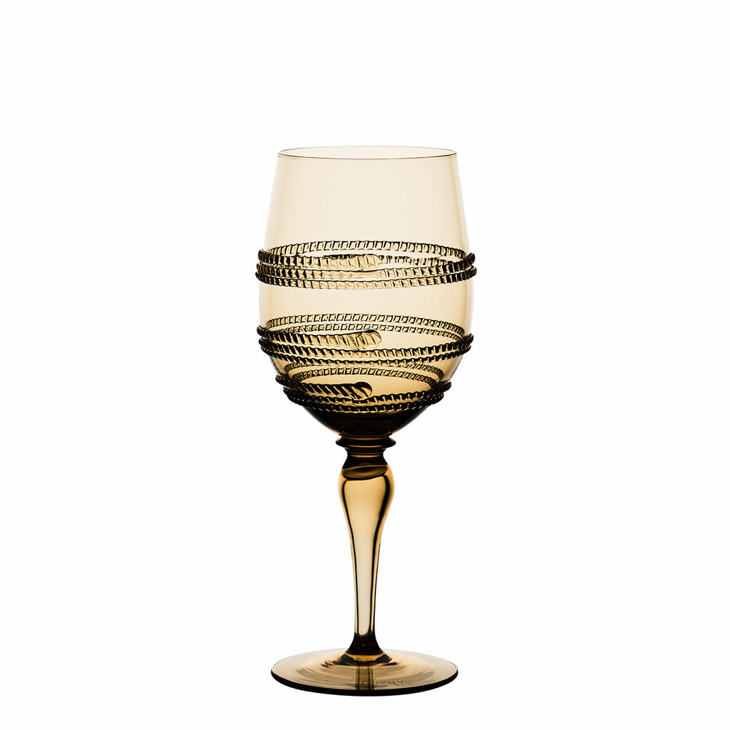 Ella Wine Glass in Amber
