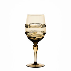 Ella Wine Glass in Amber