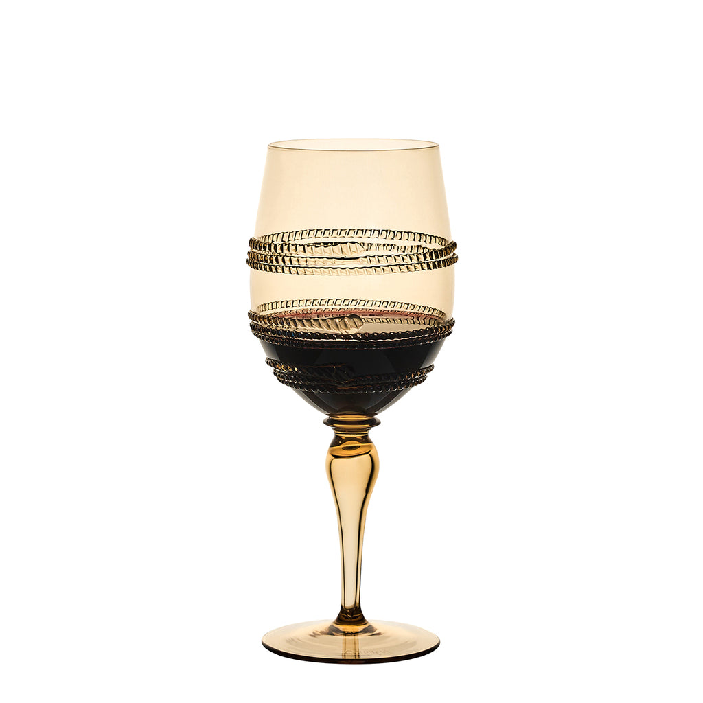 Ella Wine Glass in Amber