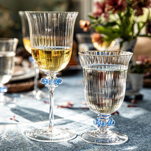 Nell Ruffle Goblet in Chambray