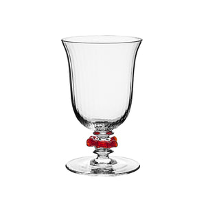 Nell Ruffle Goblet in Ruby