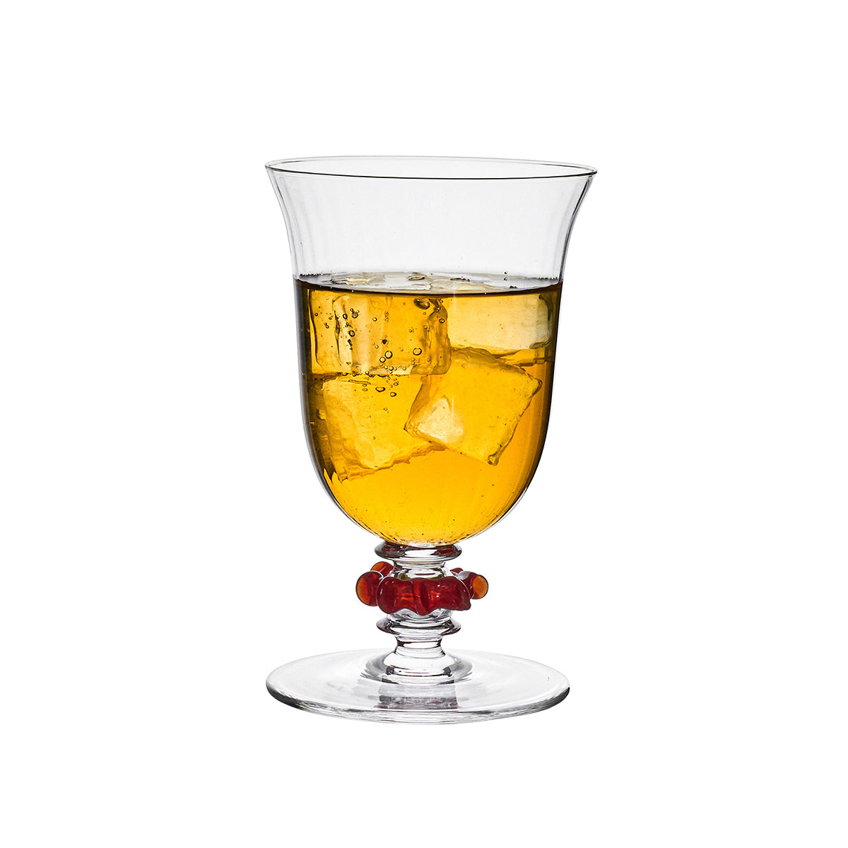 Nell Ruffle Goblet in Ruby