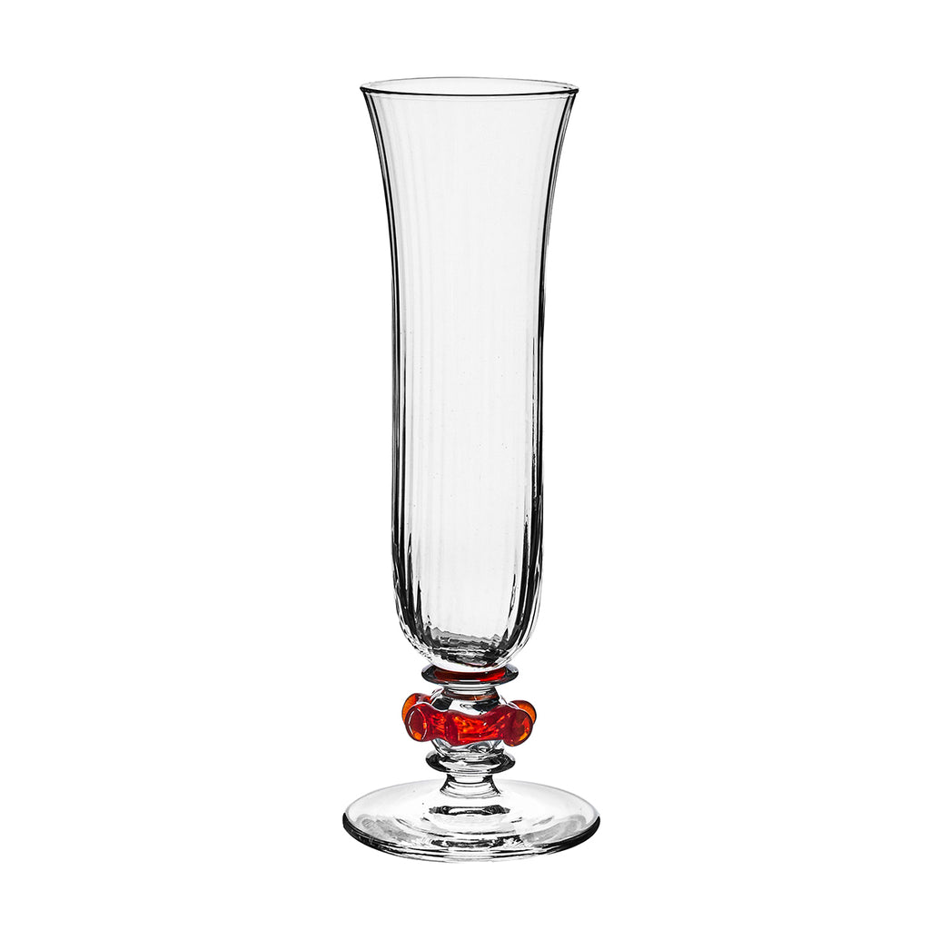 Nell Ruffle Flute in Ruby