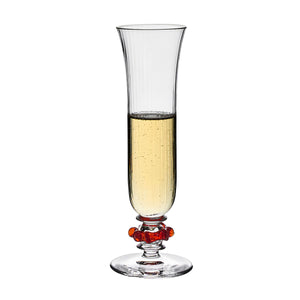 Nell Ruffle Flute in Ruby