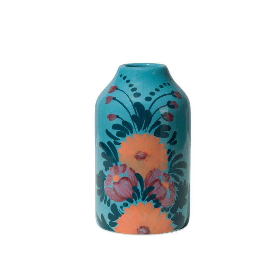 Genie in a Bottle Vase in Spring Floral