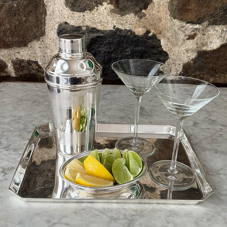 Hôtel Silver Cocktail Shaker - Thumbnail 3