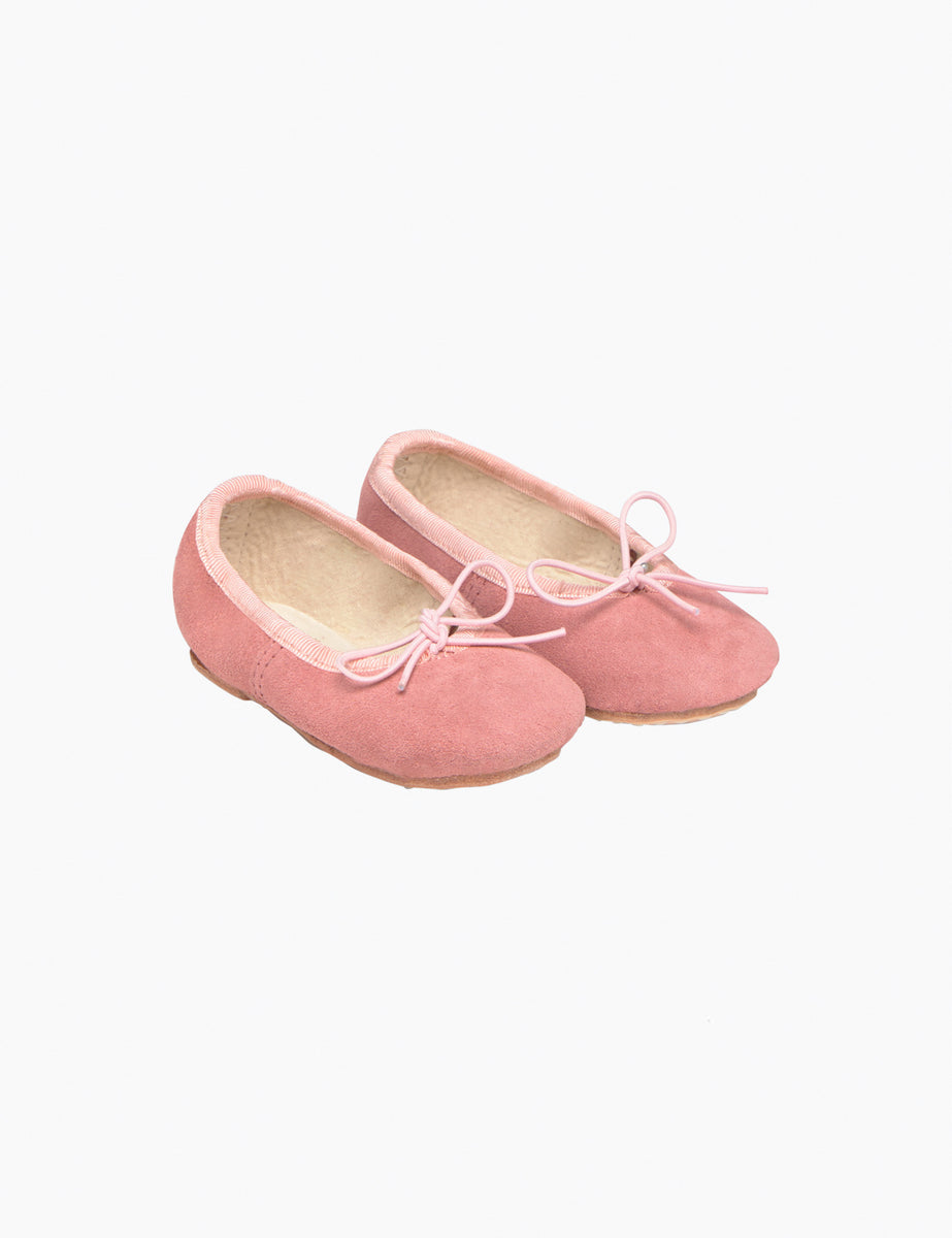 Artisanal Ballet Flats in Pink