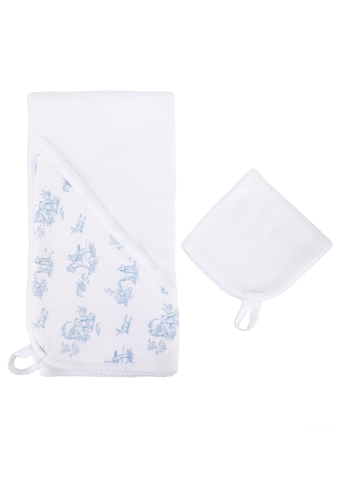 Over The Moon's Bath Baby Bundle in Blue