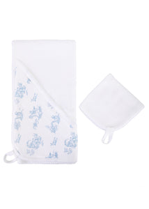 Over The Moon's Bath Baby Bundle in Blue