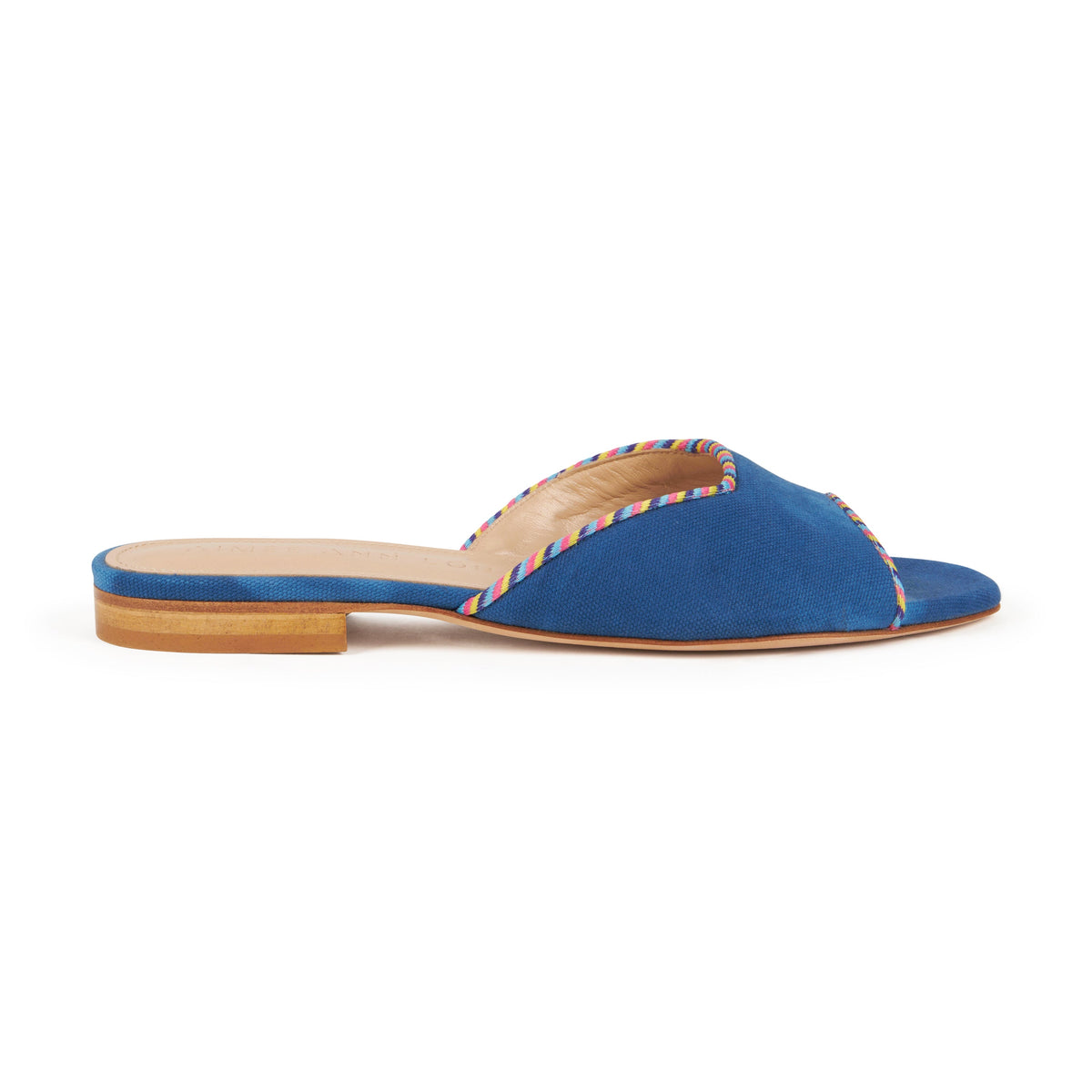 Bebe Clio Slide in Tie Dye Blue