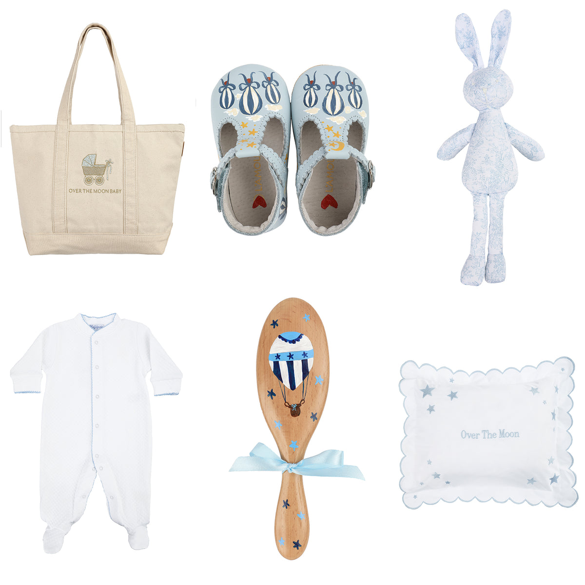Over The Moon's "Over The Top" Blue Baby Bundle