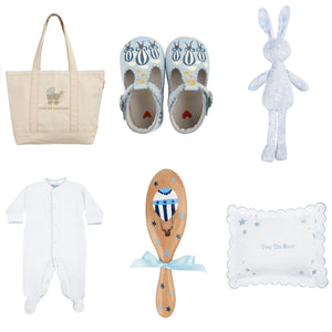 Over The Moon's "Over The Top" Blue Baby Bundle
