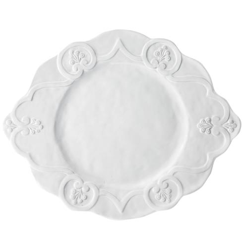 Arte Italica, Bella Bianca Stoneware, Scalloped Charger