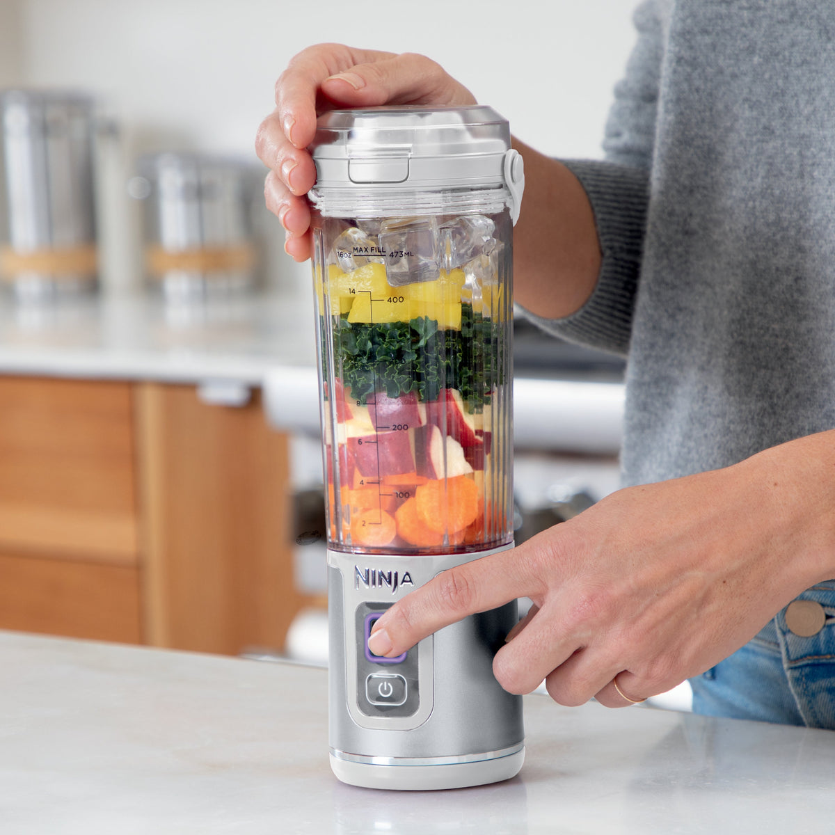 Blast Portable Cordless Blender White