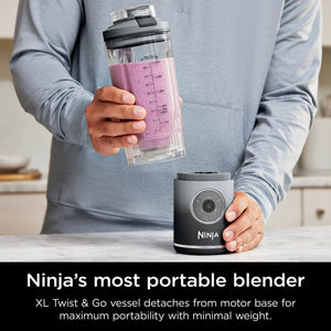 Shark Blast Max Cordless Portable Blender, Cool Gray