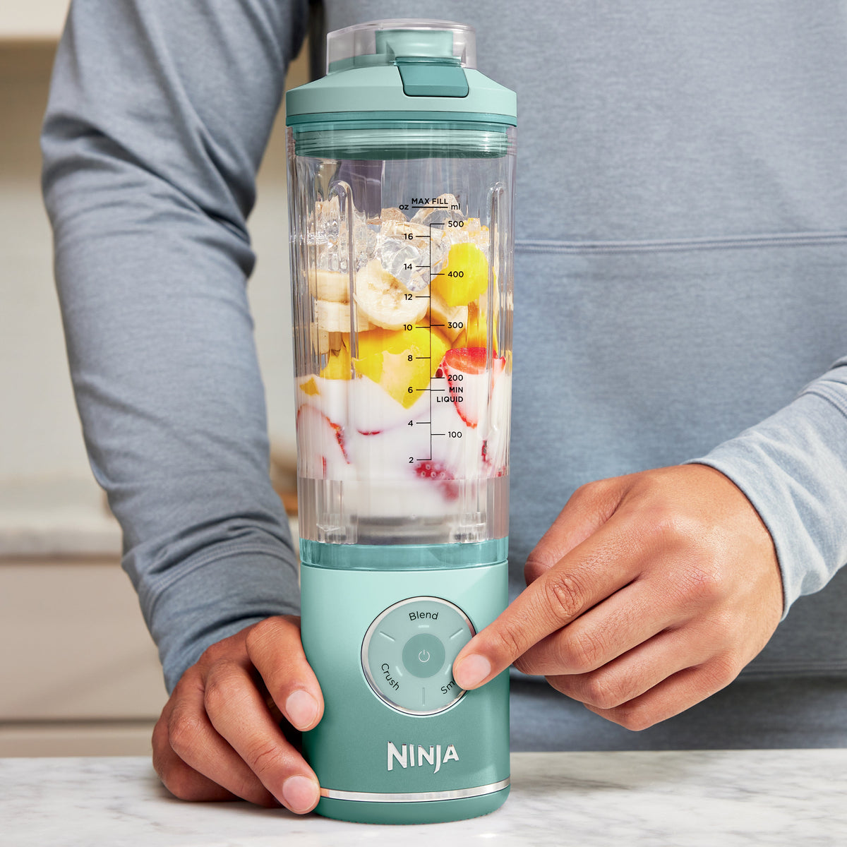 Blast Max Cordless Portable Blender in Sea Glass