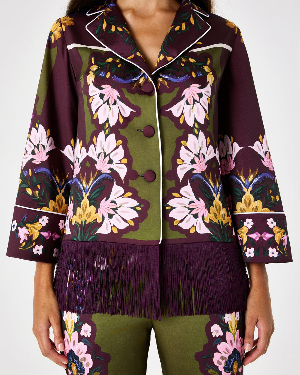 Calliope Twill Jacket - Ambra Florita media 5