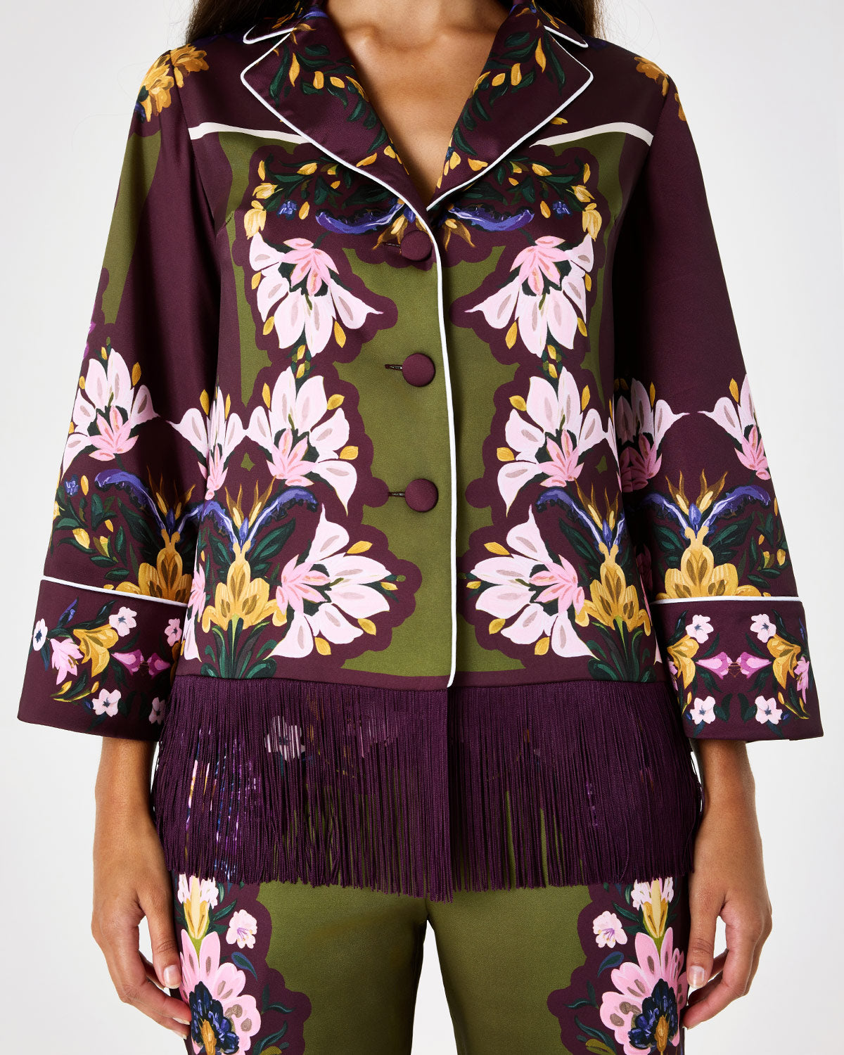 Calliope Twill Jacket - Ambra Florita media 5