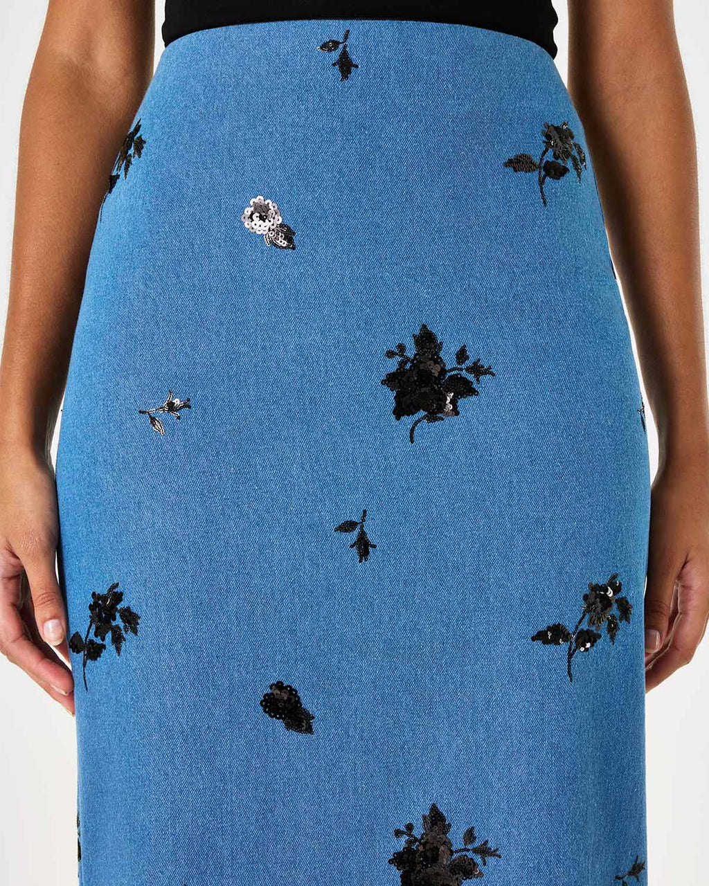Brigitte Denim Skirt - Blue media 5