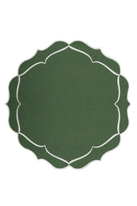 Alhambra Linen Placemat in Green
