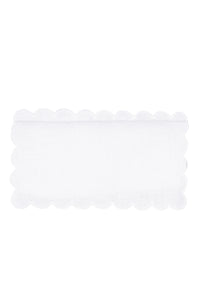 Zurbano Cocktail Napkins in White, Set of 6