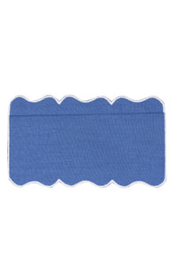 Alhambra Linen Cocktail Napkins in Palace Blue, Set of 6