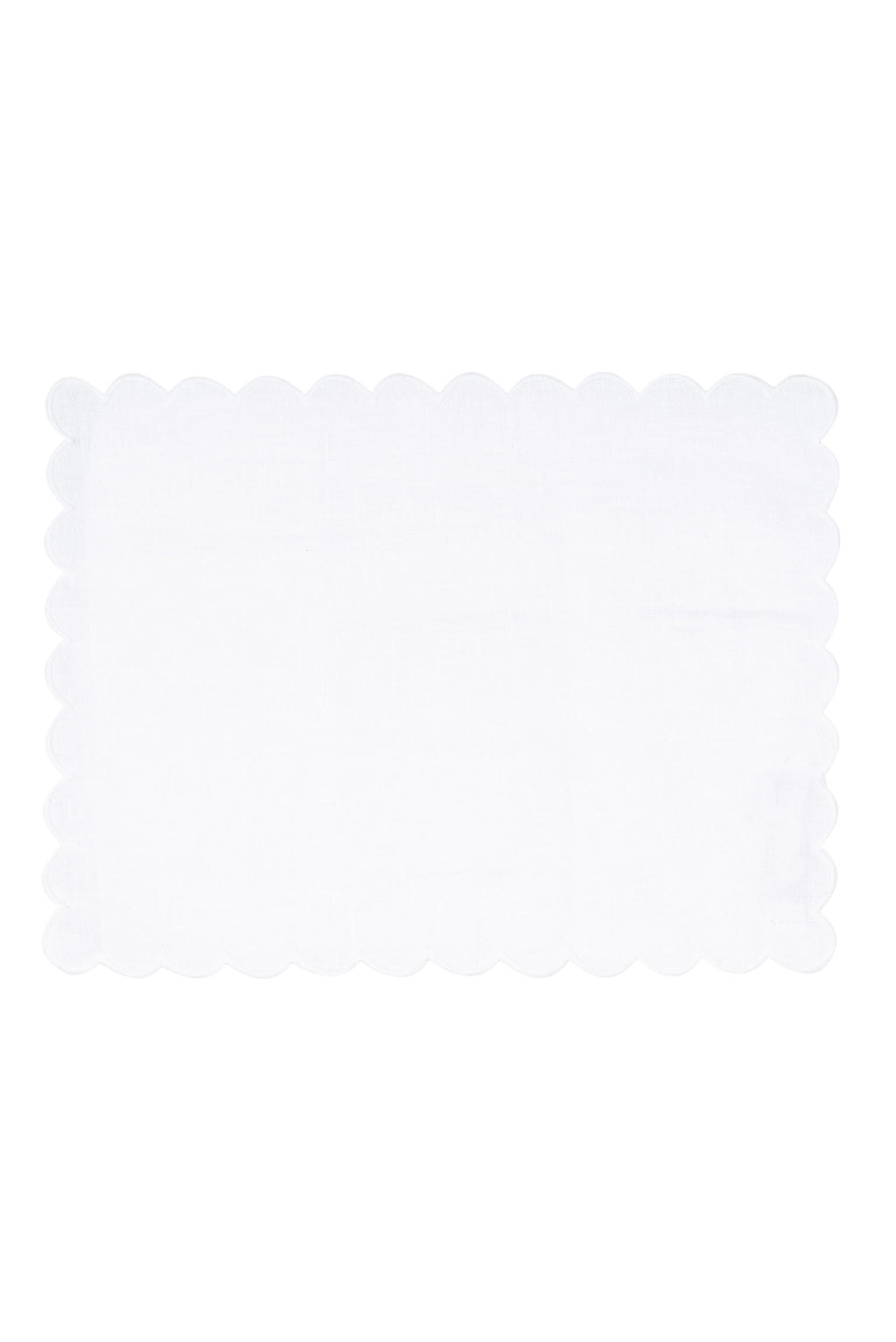 Zurbano Cocktail Napkins in White, Set of 6