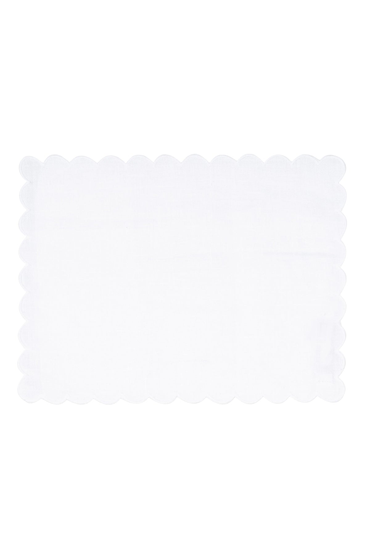 Zurbano Cocktail Napkins in White, Set of 6