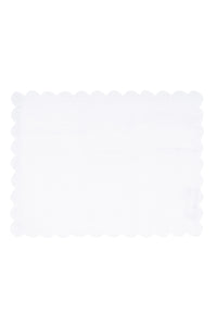 Zurbano Cocktail Napkins in White, Set of 6