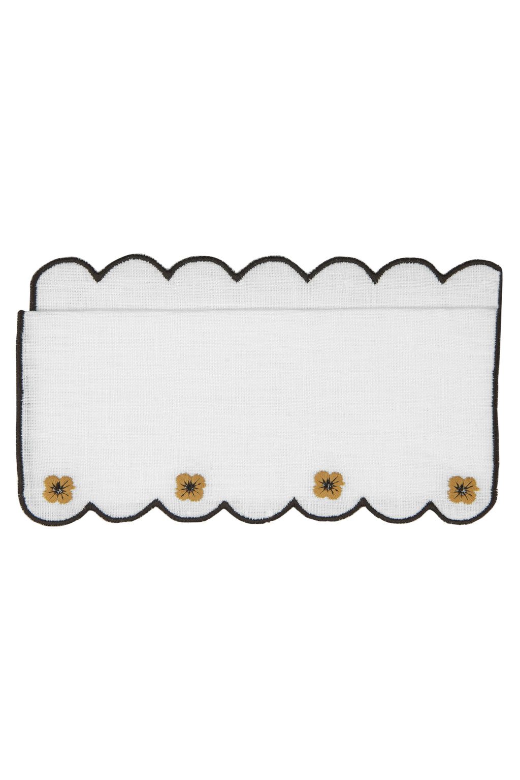 Spring Cocktail Napkins in Brown, Set of 6