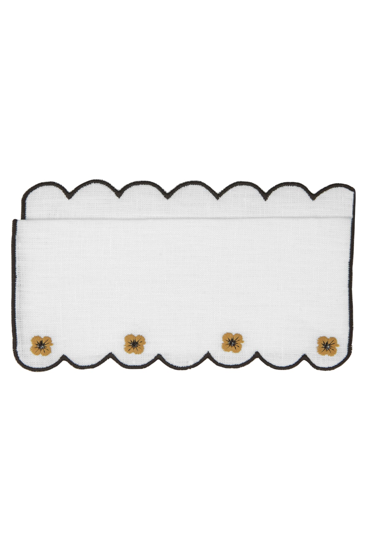 Spring Cocktail Napkins in Brown, Set of 6