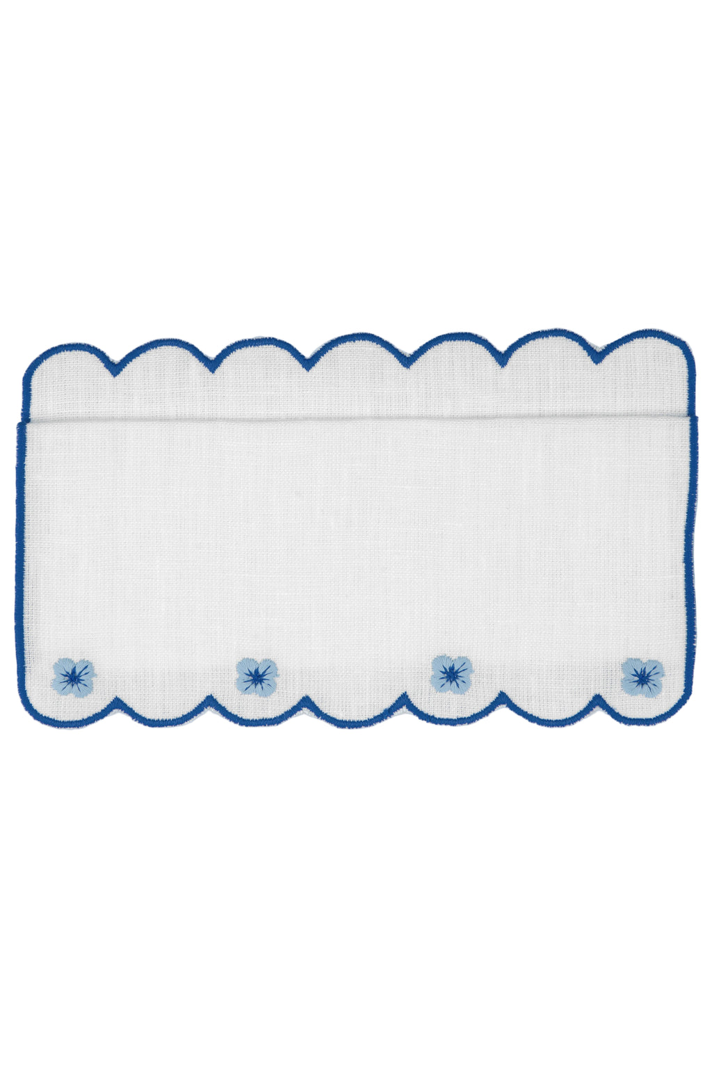 Spring Cocktail Napkins in Blue, Set of 6