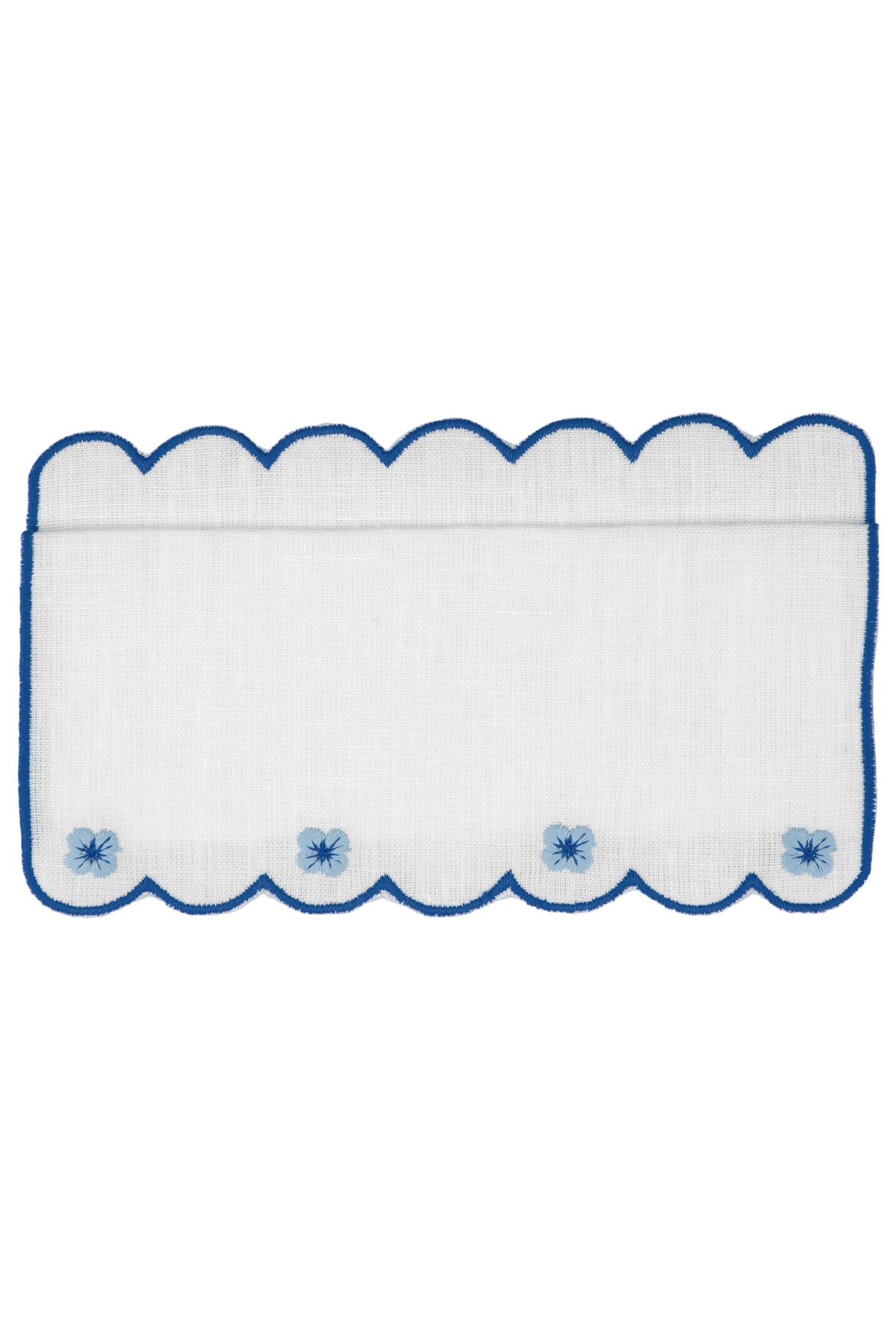 Spring Cocktail Napkins in Blue, Set of 6