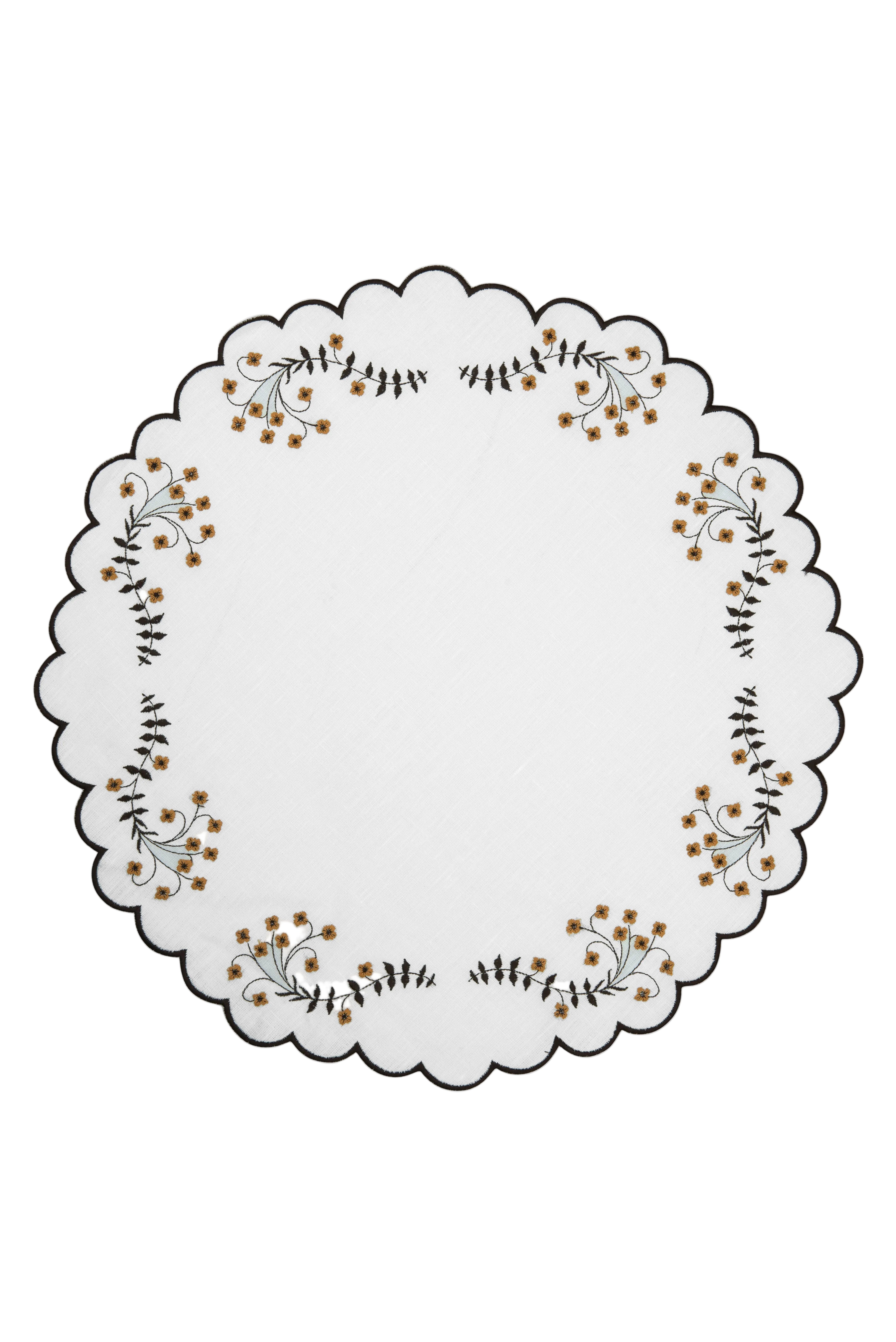 Spring Linen Placemat in Brown