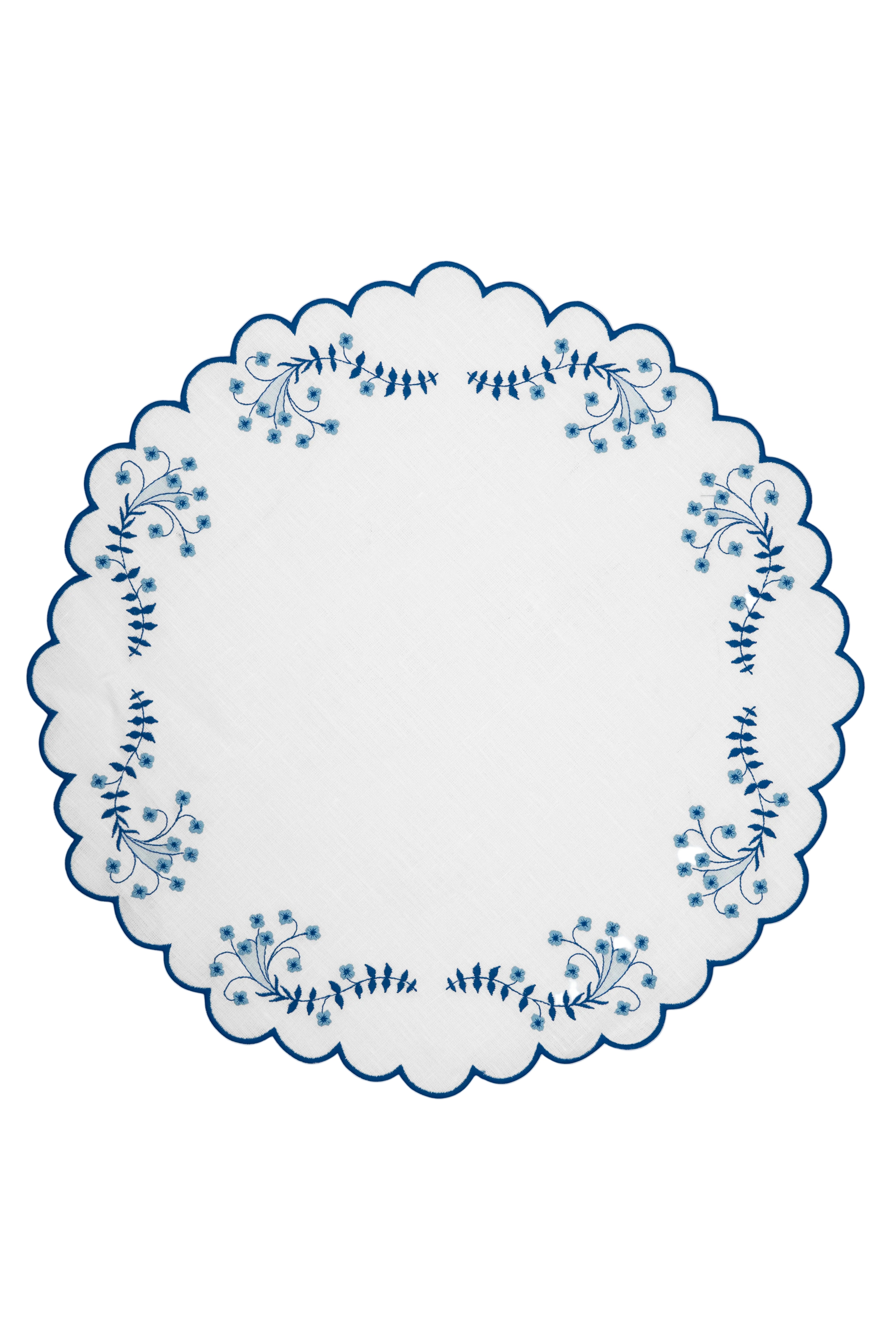 Spring Linen Placemat in Blue