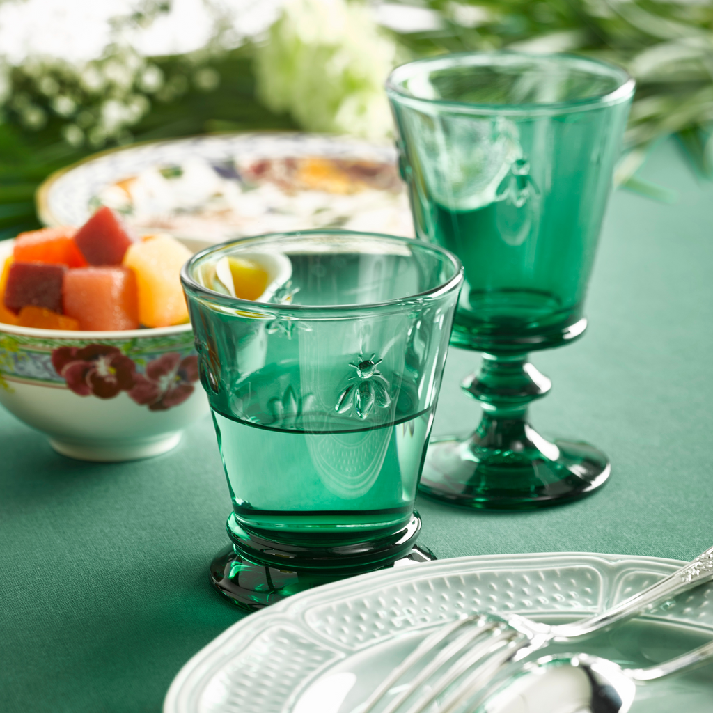 Bee Tumbler in Emerald, Set of 6