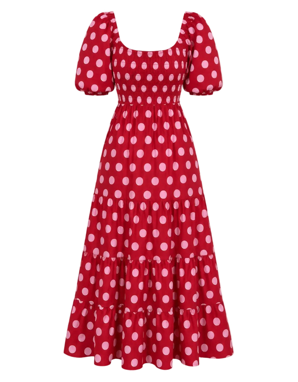 Berry Polka Angelina Dress