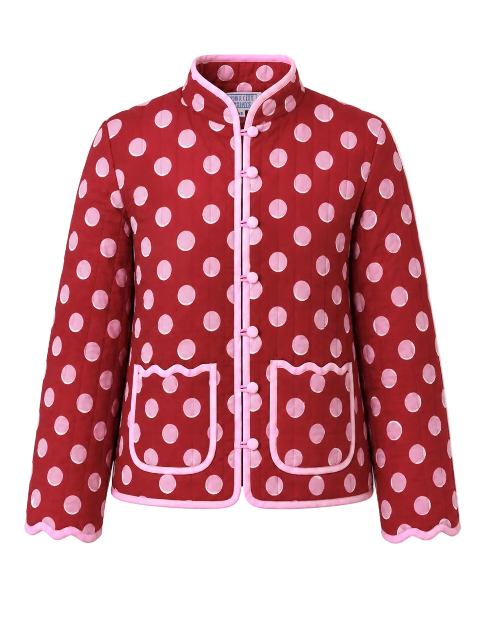 Berry Polka Penny Jacket
