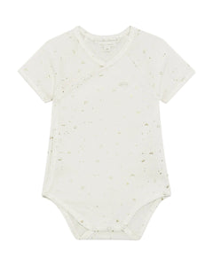 Bertie Star & Crown Onesie in Natural