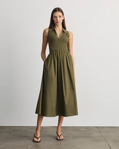 Bess Dress in Fern