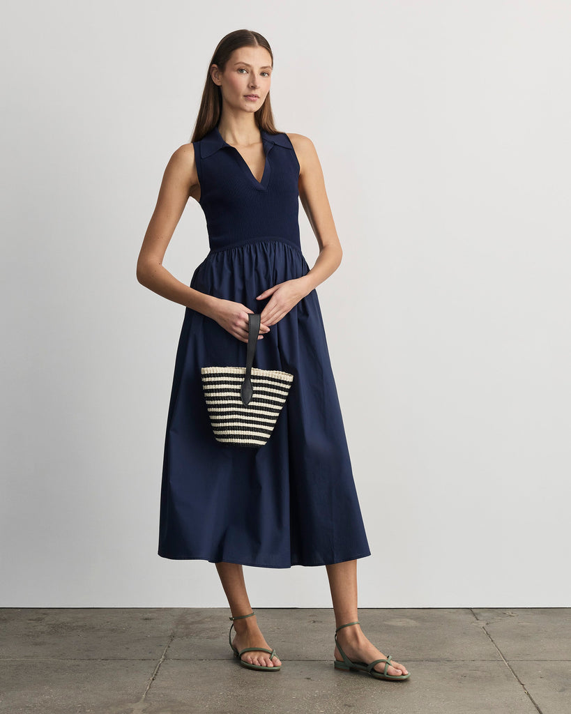 Bess Dress in Maritime Blue