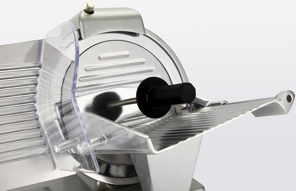 BESWOOD 9" Premium High-Carbon & Chromium-plated Steel Blade Electric Deli Meat Cheese Food Slicer Commercial and for Home Use 240W BESWOOD220