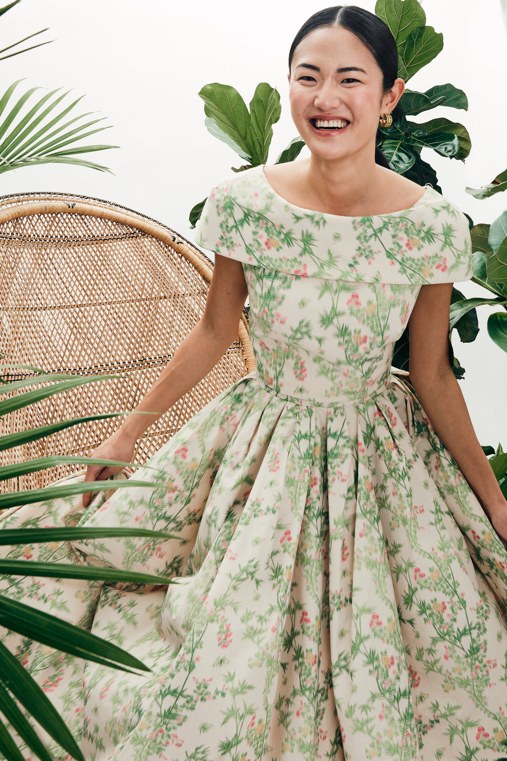 MAE x Scalamandré Bethany Top in Jardin De Chine